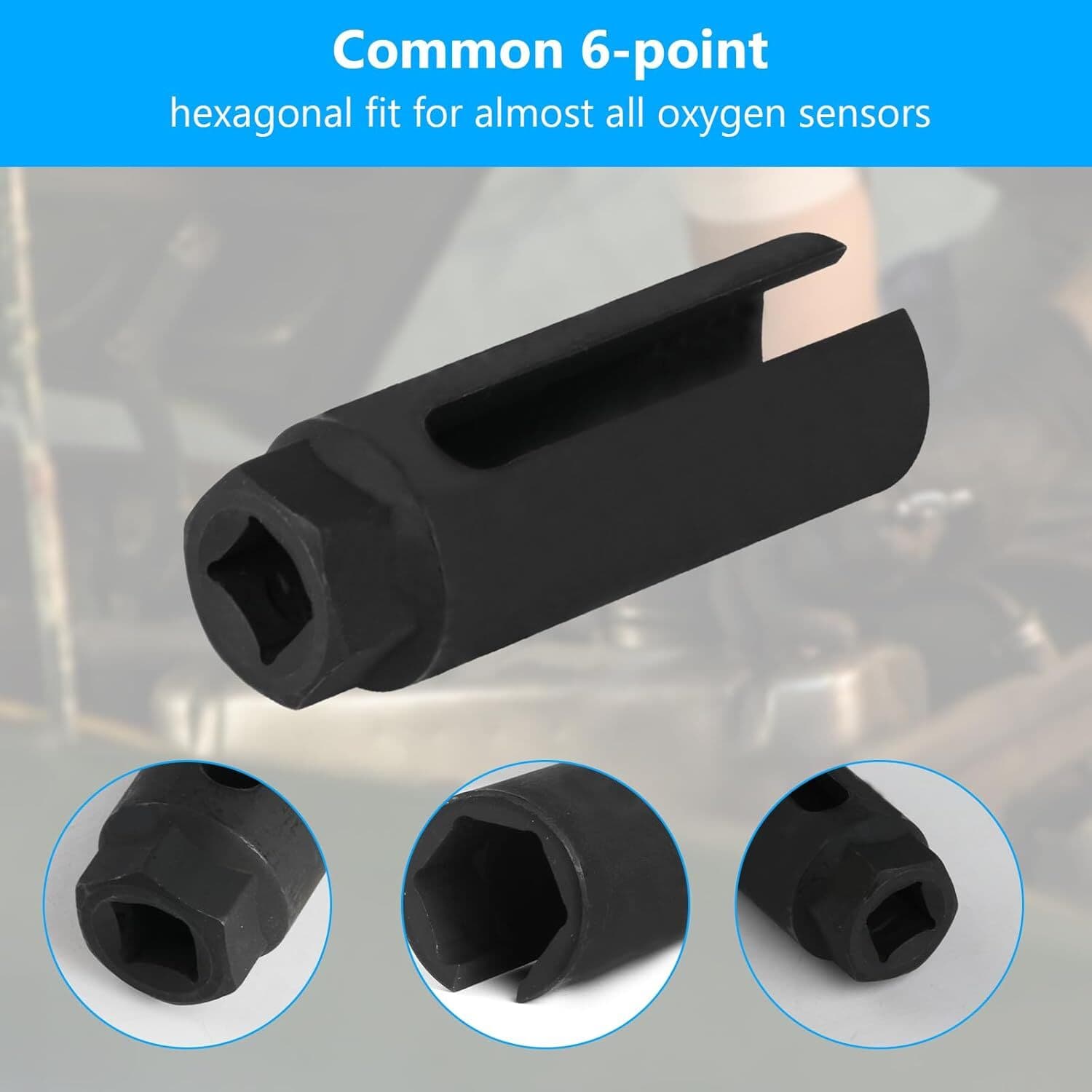 1 2  Drive Car Lambda Oxygen Sensor Open Socket Wrench Removal Hand Tool 22mm UK