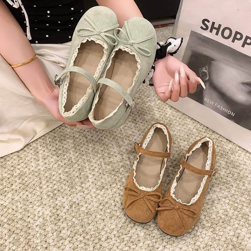 French Mary Jane Shoes For Women, New Arrival Spring 2026, Block Heel Height Increasing, Round Toe, Low Cut Pumps, Versatile Fashion Shoes Matching Dresses