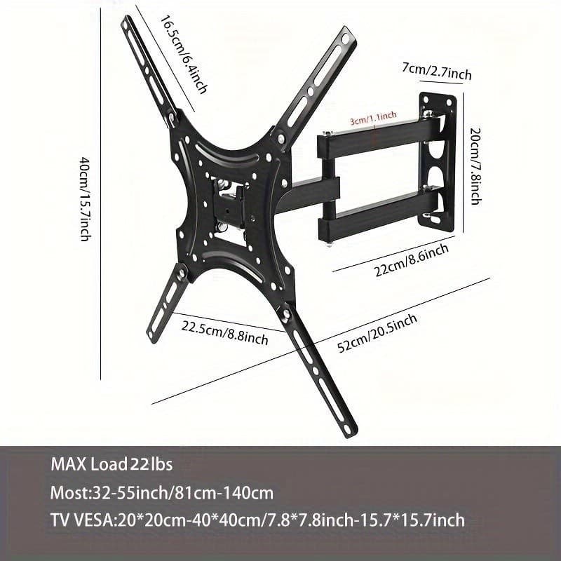 Swivel TV Wall Mount Bracket For 26 32 40 42 50 52 55 Inch 3D LCD LED Plasma UK