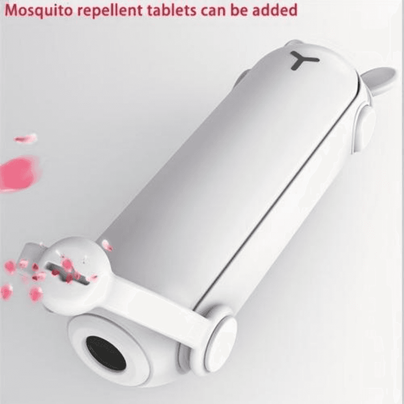 3-in-1 Portable Foldable Handheld Fan With Mini USB-Rechargeable Flashlight