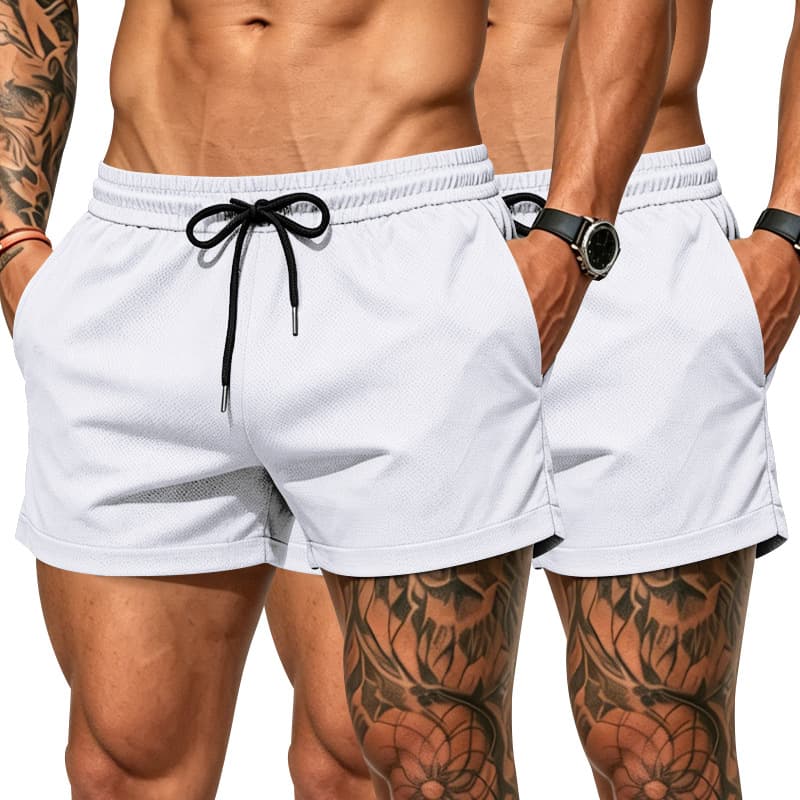 Mens Summer Sports Fitness And Casual Shorts