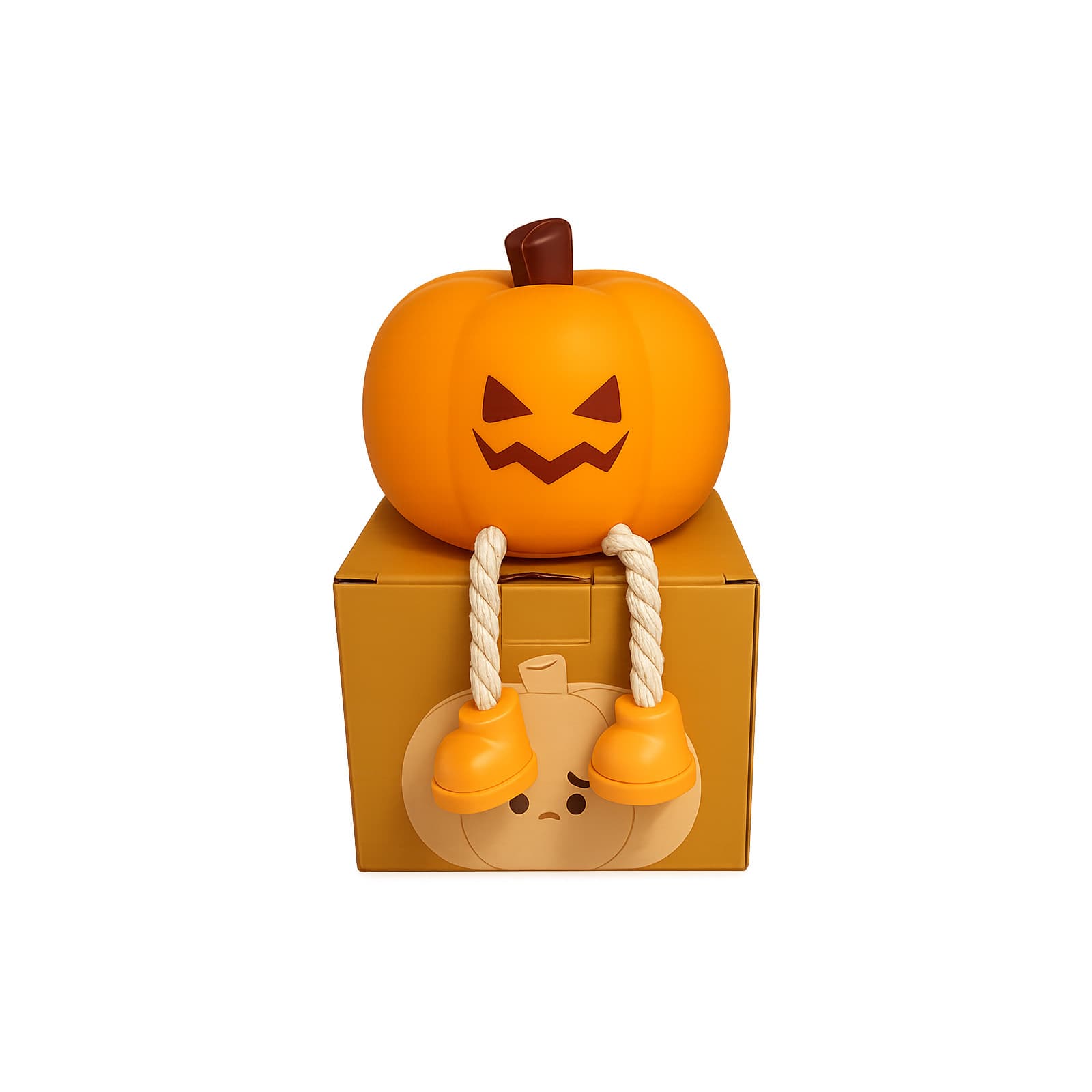 Halloween Scary Pumpkin Warm Light