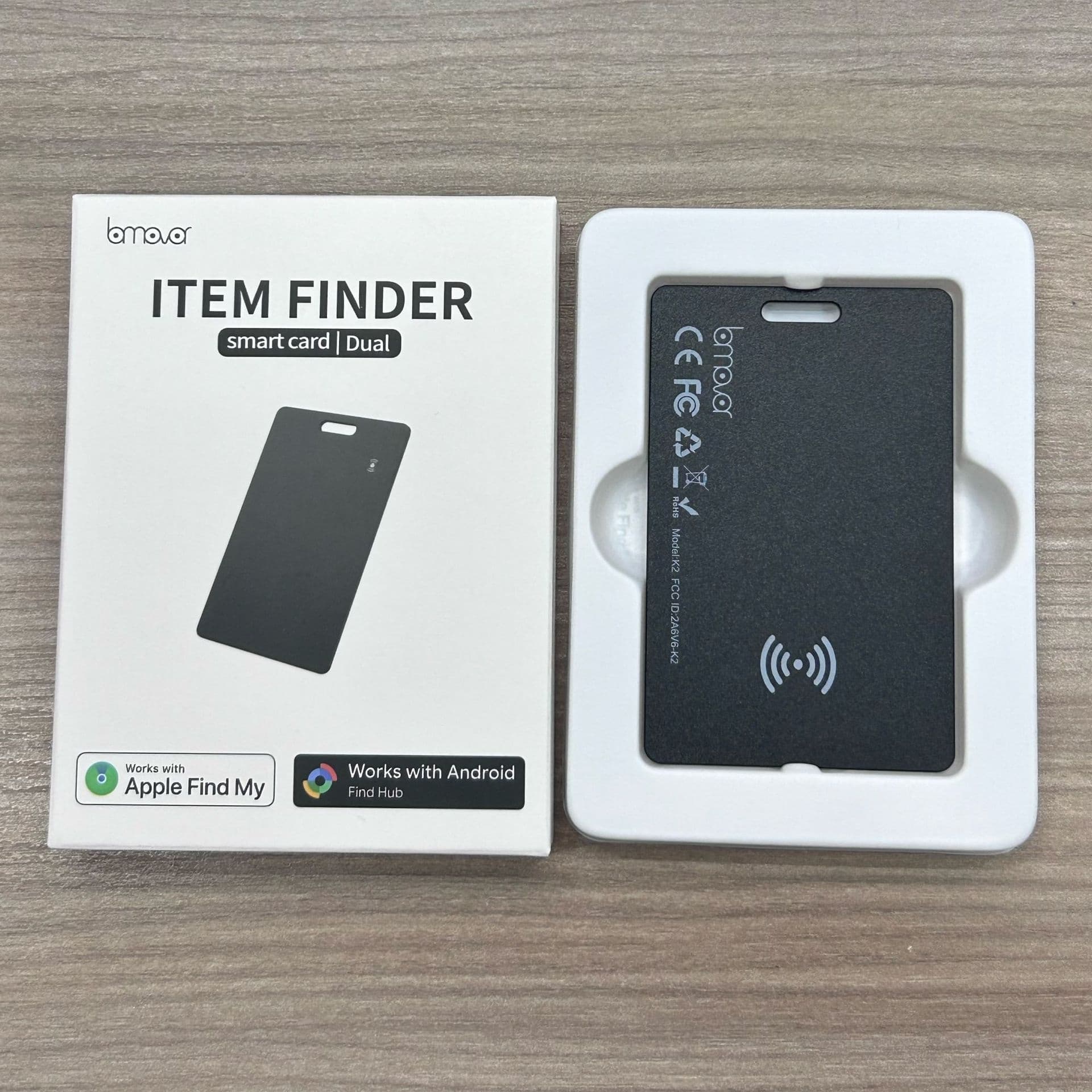 Ultra-thin Wireless Charging Smart Card Locator
